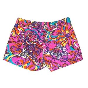 Lilly Pulitzer Callahan Shorts Vacation Resort Cruise Beach Size 2